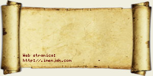 Žanka Mijatović vizit kartica